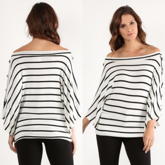 Reduced +75% • Dolman Sleeve Knit Top - Picture 3 of 5